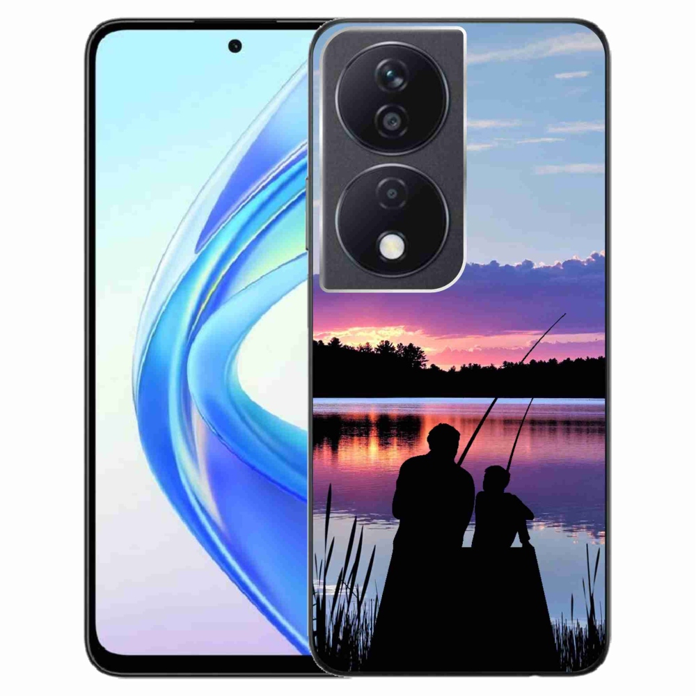 Gelový kryt mmCase na Honor X7b/Honor 90 Smart - rybaření 2
