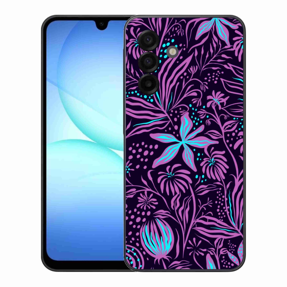Gelový kryt mmCase na Samsung Galaxy A17 4G/5G - květiny 2