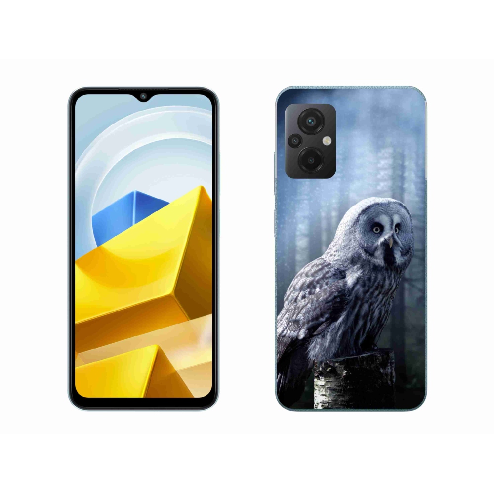 Gelový kryt mmCase na Xiaomi Poco M5 4G - sova
