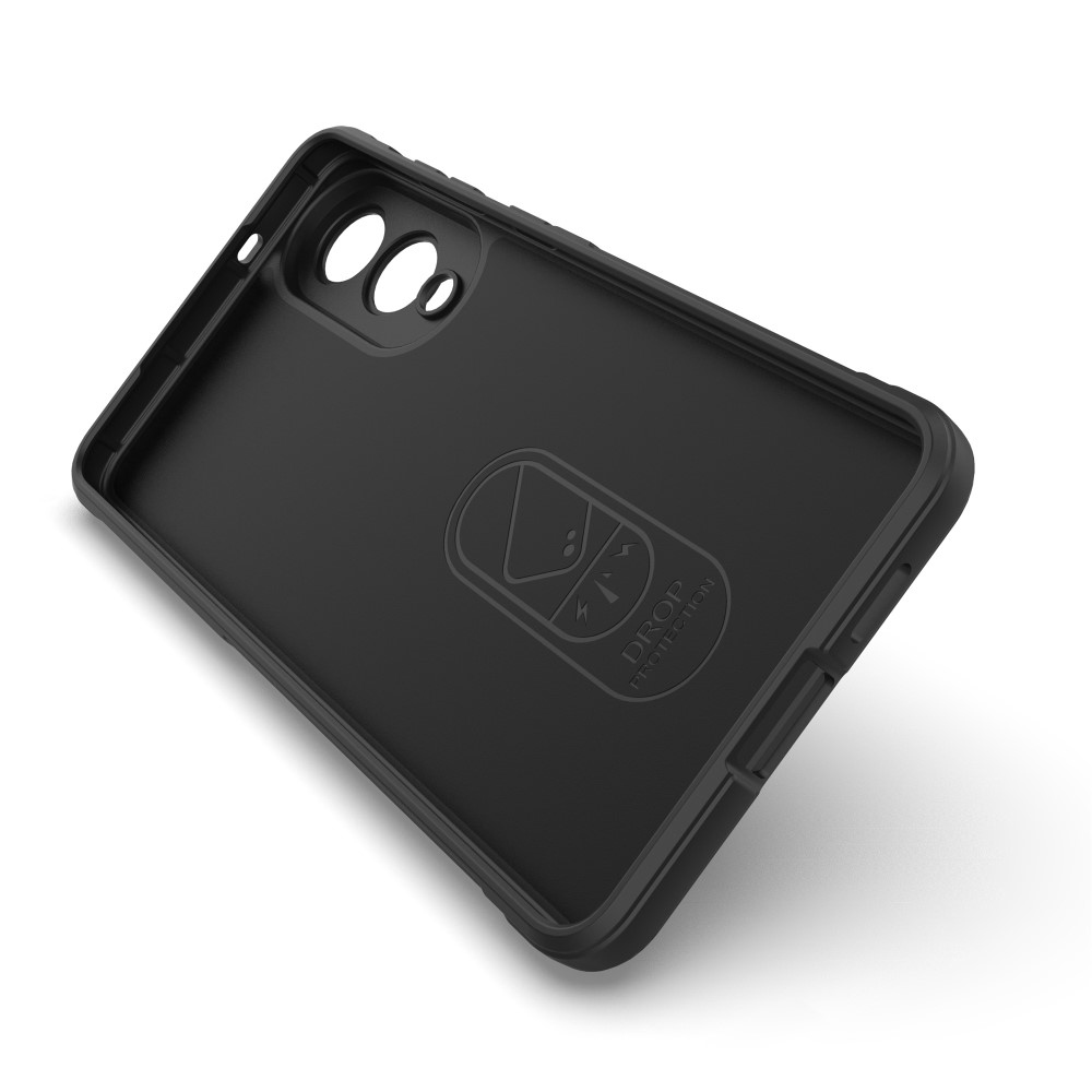 Rugg odolný gelový obal na Samsung Galaxy S25 Edge - černý