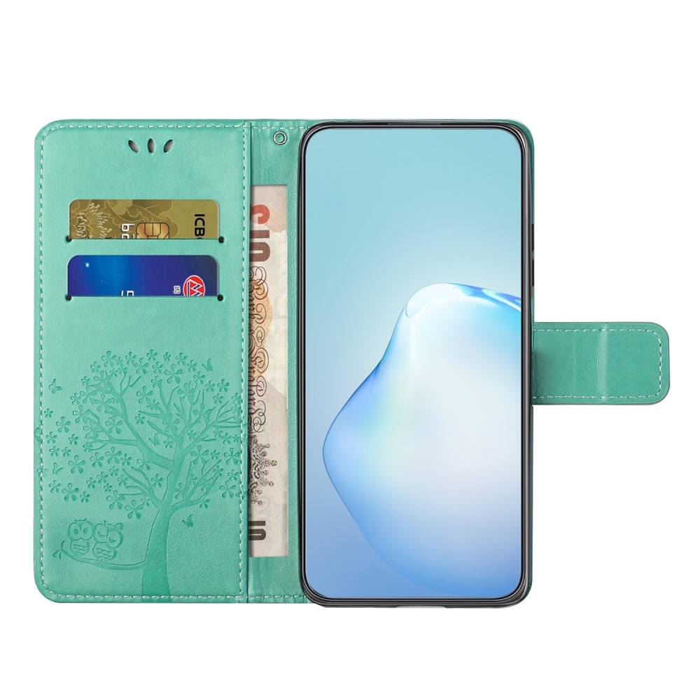 Tree knížkové pouzdro na Samsung Galaxy A35 5G - modrozelené