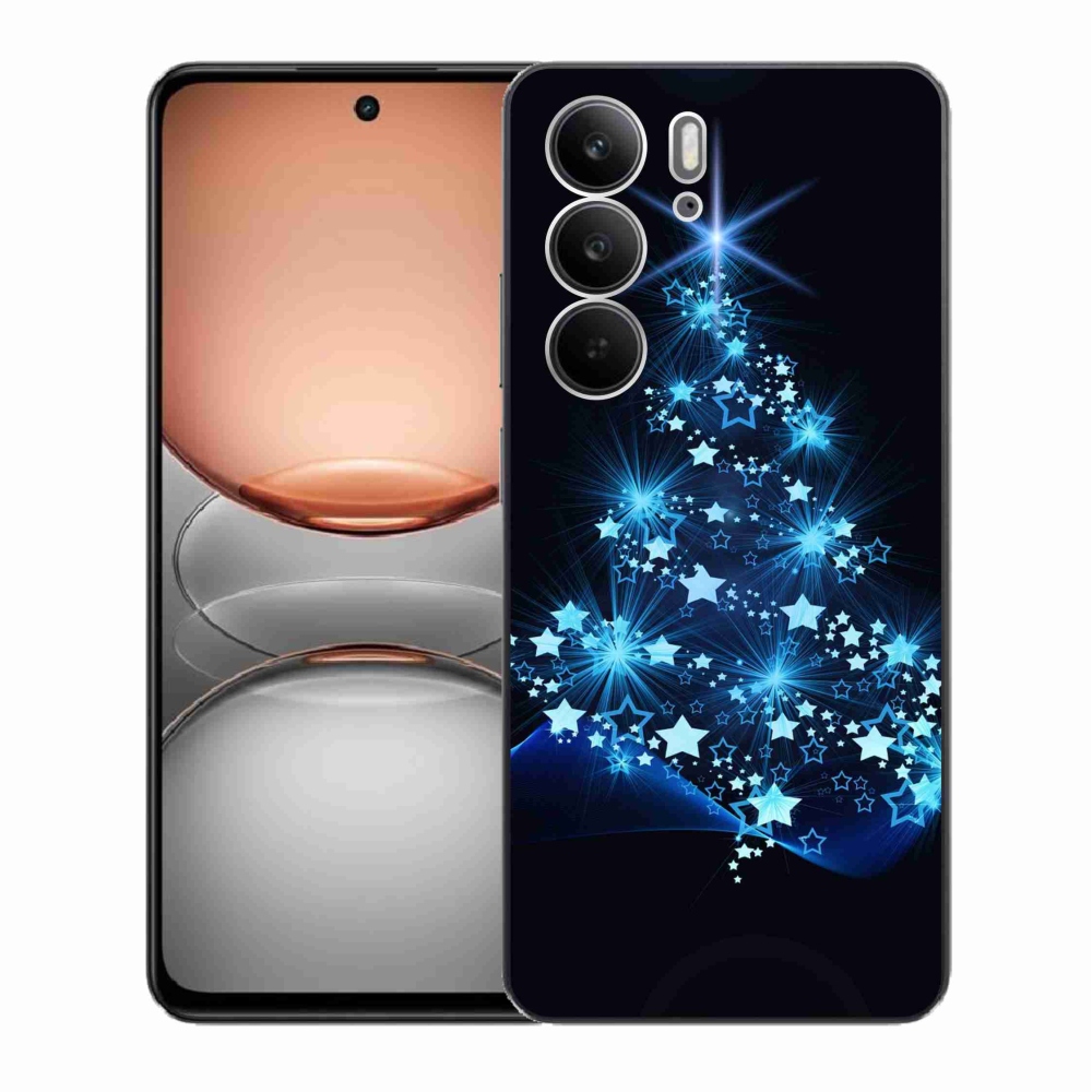 Gelový kryt mmCase na Realme C75 - vánoční stromek
