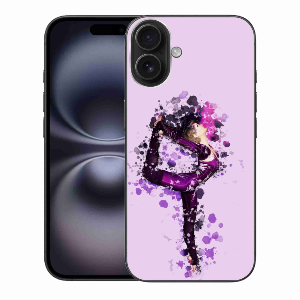 Gelový kryt mmCase na iPhone 16 Plus - baletka