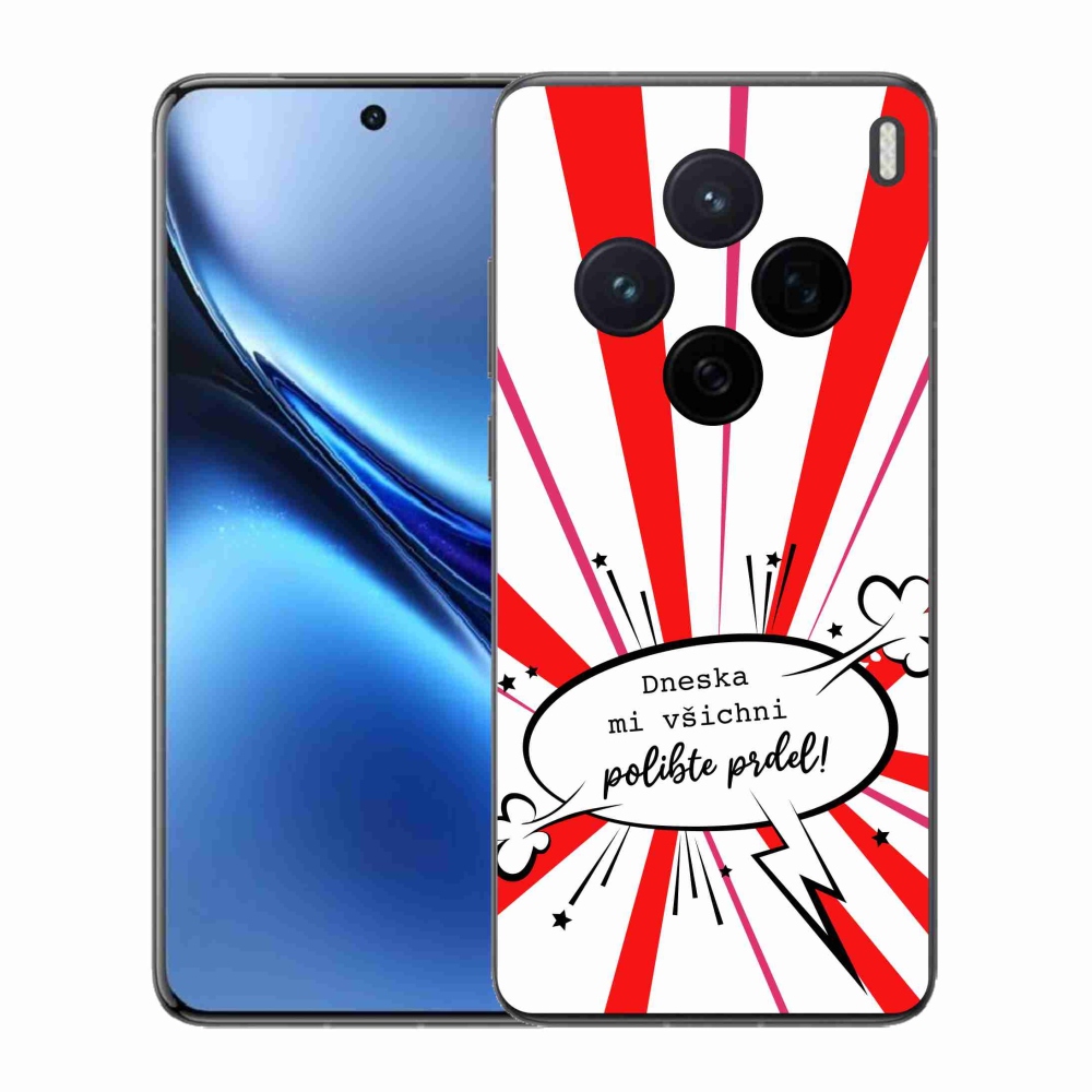 Gelový kryt mmCase na Vivo X200 5G - vtipný text 15 bílé pozadí