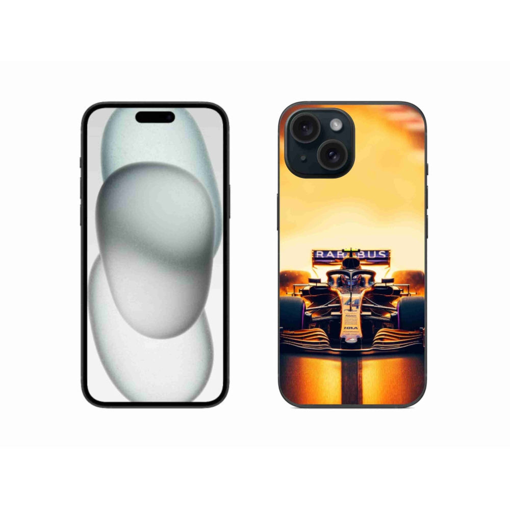Gelový kryt mmCase na iPhone 15 - formule