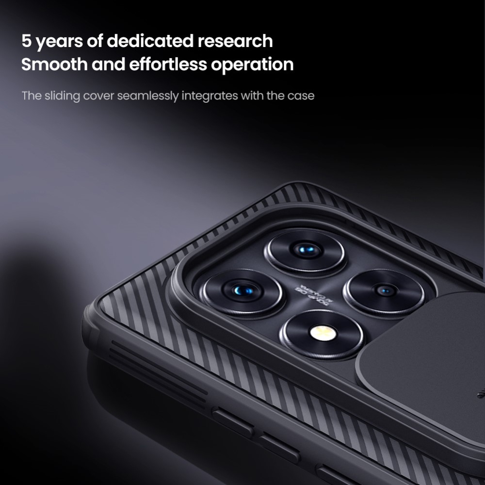 NLK gelový obal s ochranou fotoaparátu na Xiaomi Redmi Note 14 Pro 5G/Poco X7 5G - černý