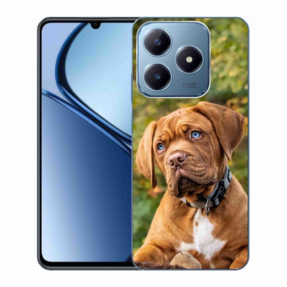 Gelový kryt mmCase na Realme C63 - štěně 