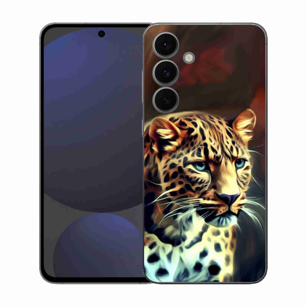 Gelový kryt mmCase na Samsung Galaxy S25 FE - leopard