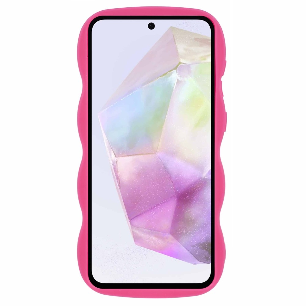 Wave odolný gelový obal na Samsung Galaxy A36 5G/A56 5G - rose