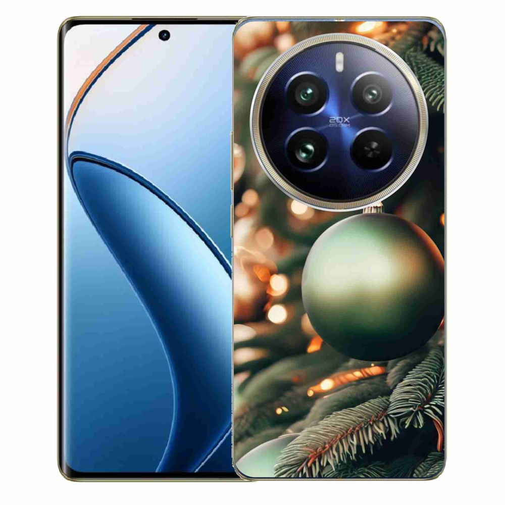 Gelový kryt mmCase na Realme 12 Pro 5G/12 Pro+ 5G - vánoční ozdoby 1