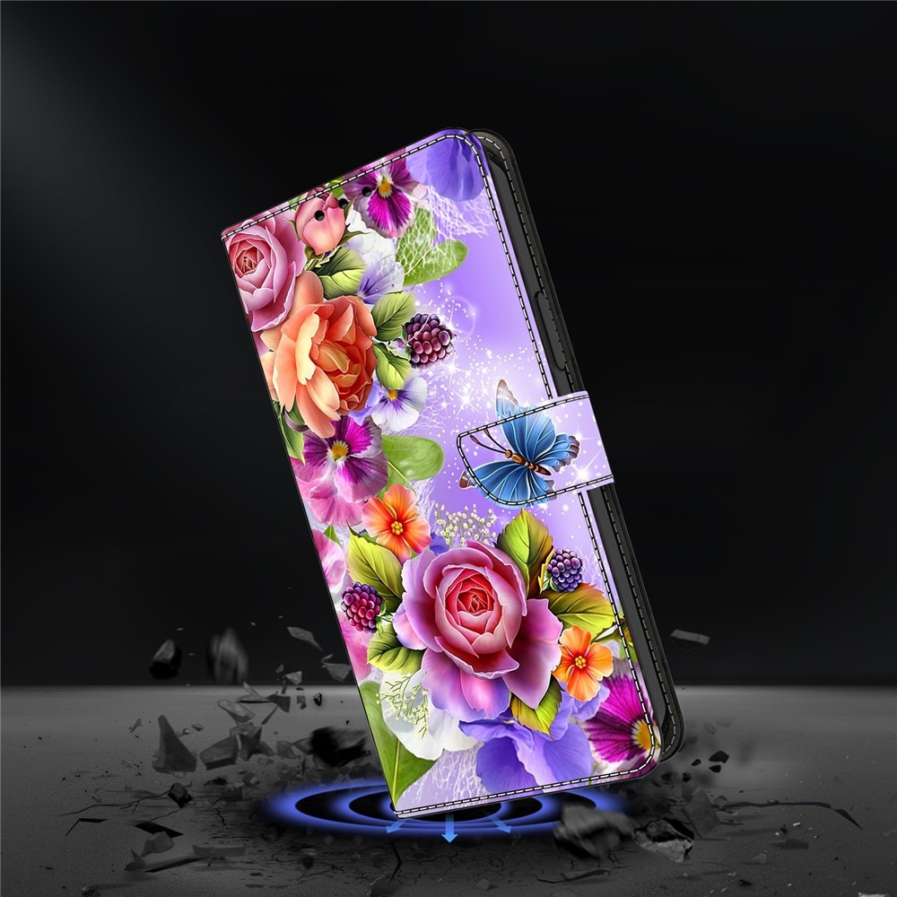 Smooth knížkové pouzdro na Google Pixel 10 Pro/Pixel 10 - barevné květiny