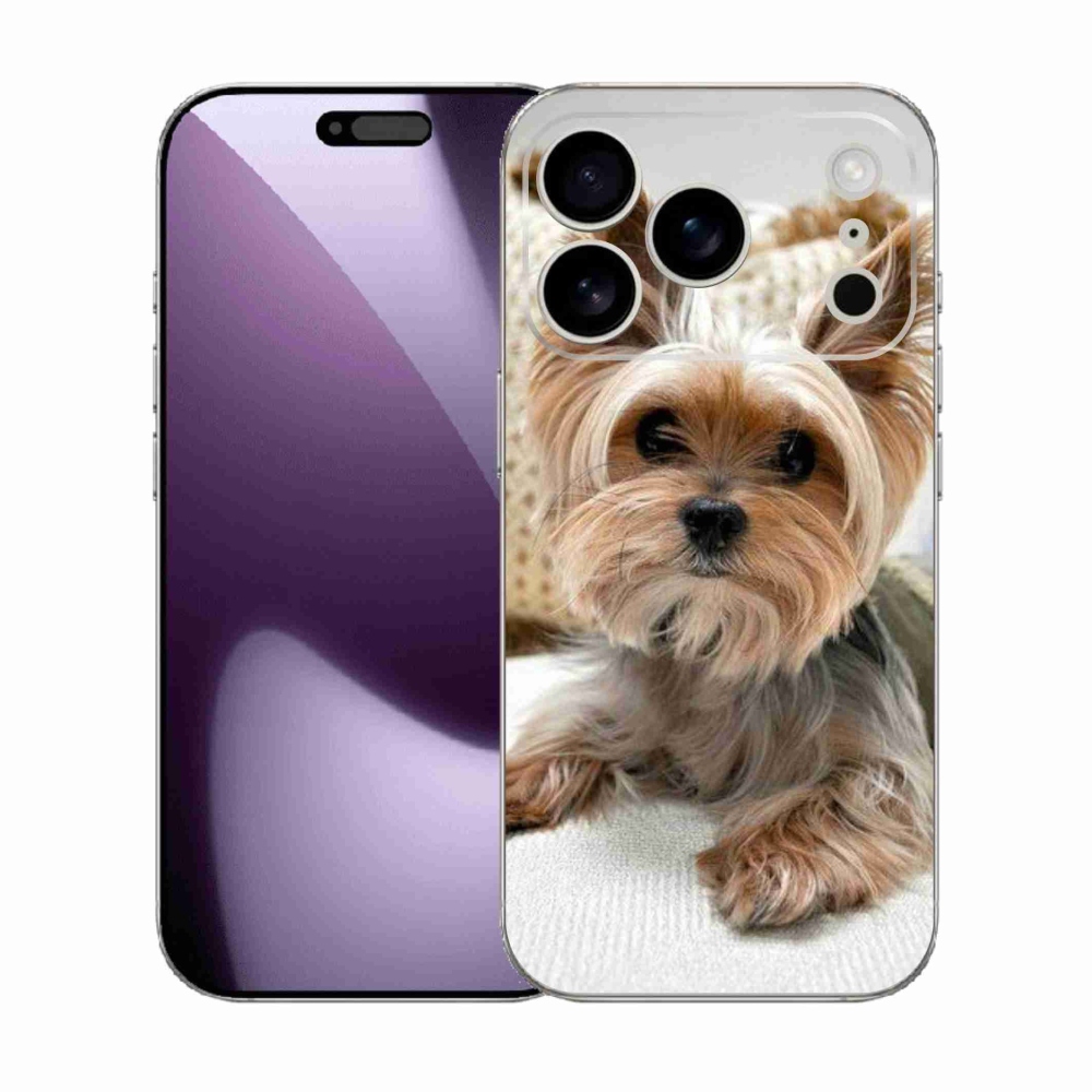 Gelový kryt mmCase na iPhone 17 Pro - jorkšír 5