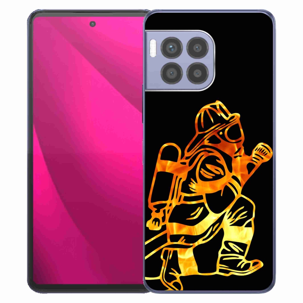 Gelový kryt mmCase na T-Mobile T Phone 2 Pro - hasič 1
