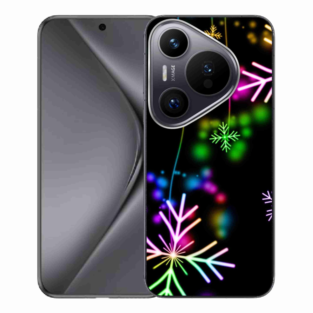 Gelový kryt mmCase na Huawei Pura 70 Pro - barevné vločky