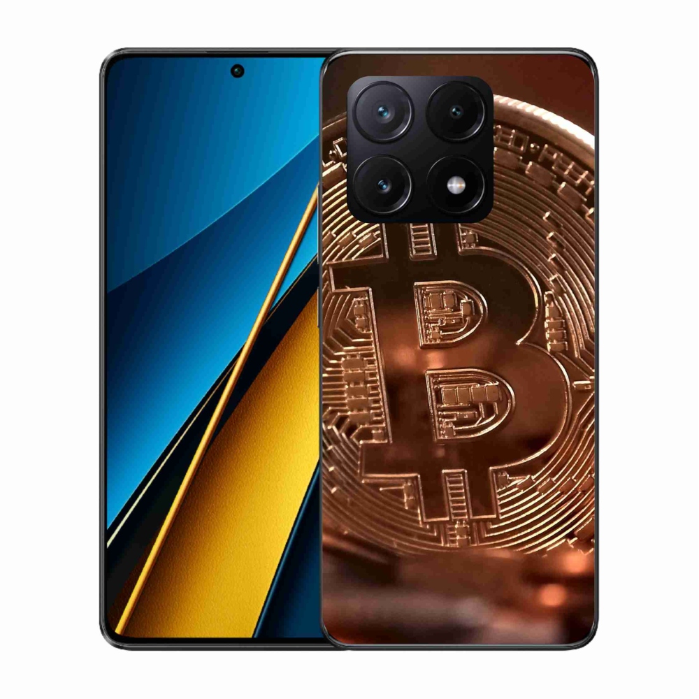 Gelový kryt mmCase na Xiaomi Poco X6 Pro 5G - bitcoin