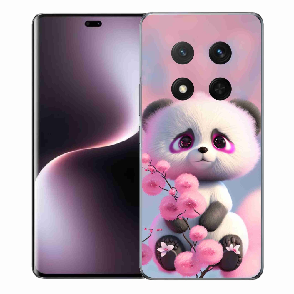 Gelový kryt mmCase na Honor Magic 7 Lite 5G - roztomilá panda 1