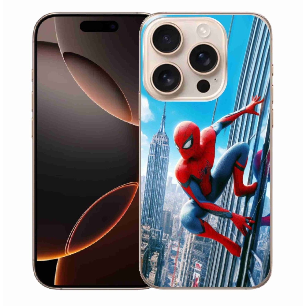 Gelový kryt mmCase na iPhone 16 Pro Max - spiderman