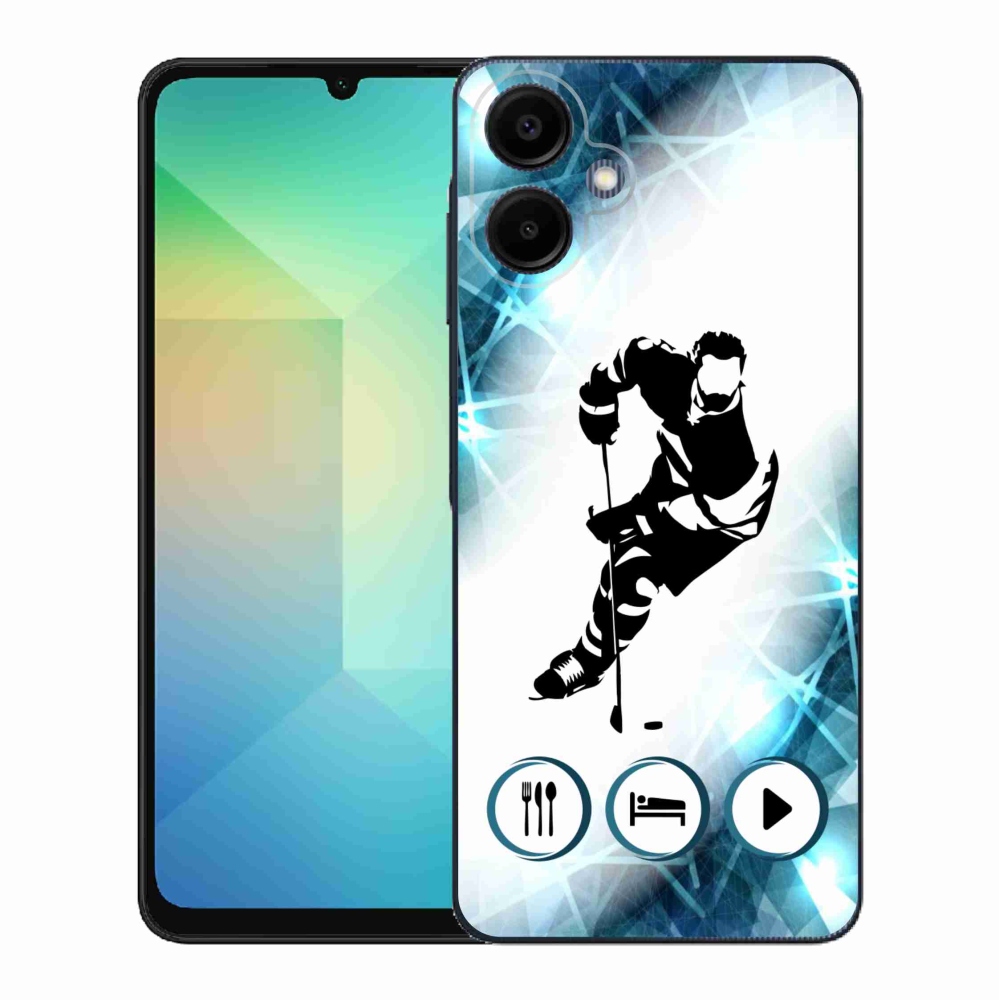 Gelový kryt mmCase na Samsung Galaxy A06 4G - hokej 1