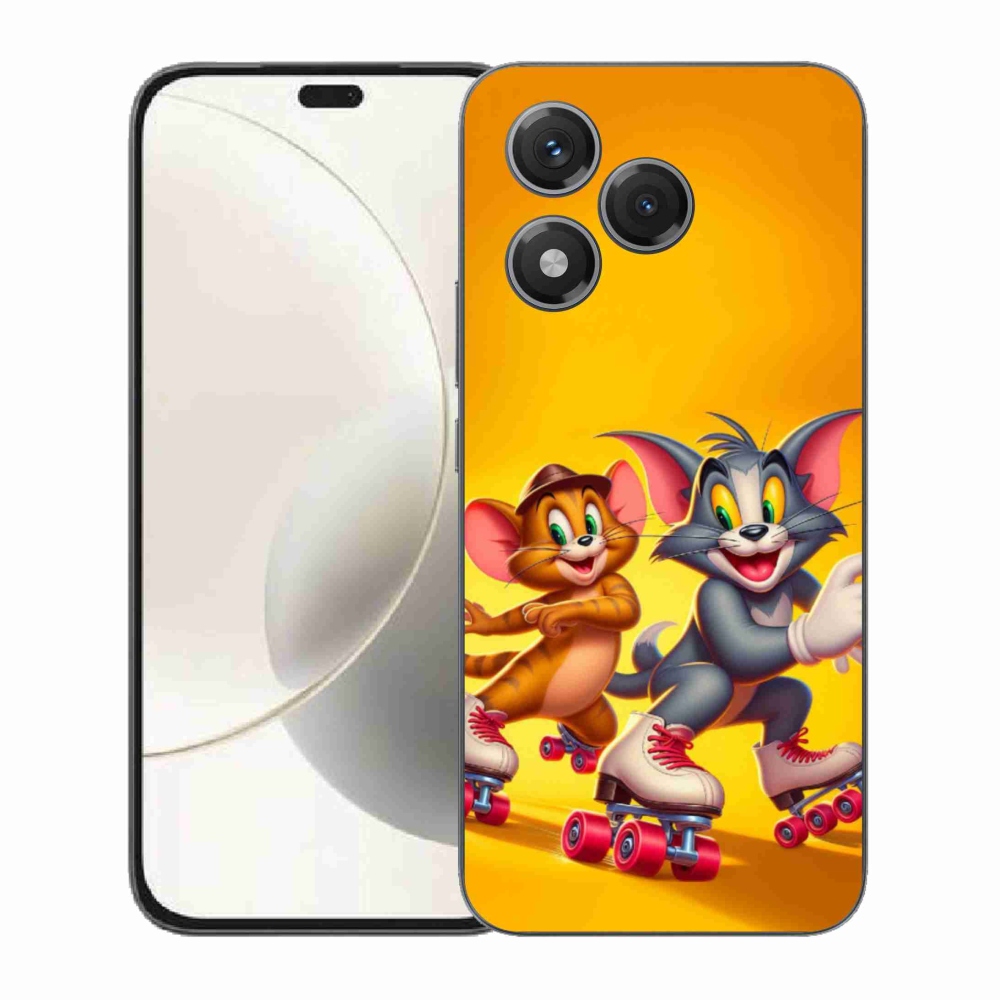 Gelový kryt mmCase na Honor 400 Lite - tom a jerry