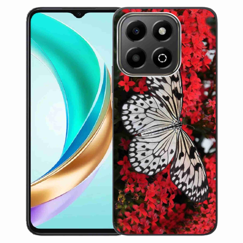 Gelový kryt mmCase na Honor X6b - černobílý motýl 1
