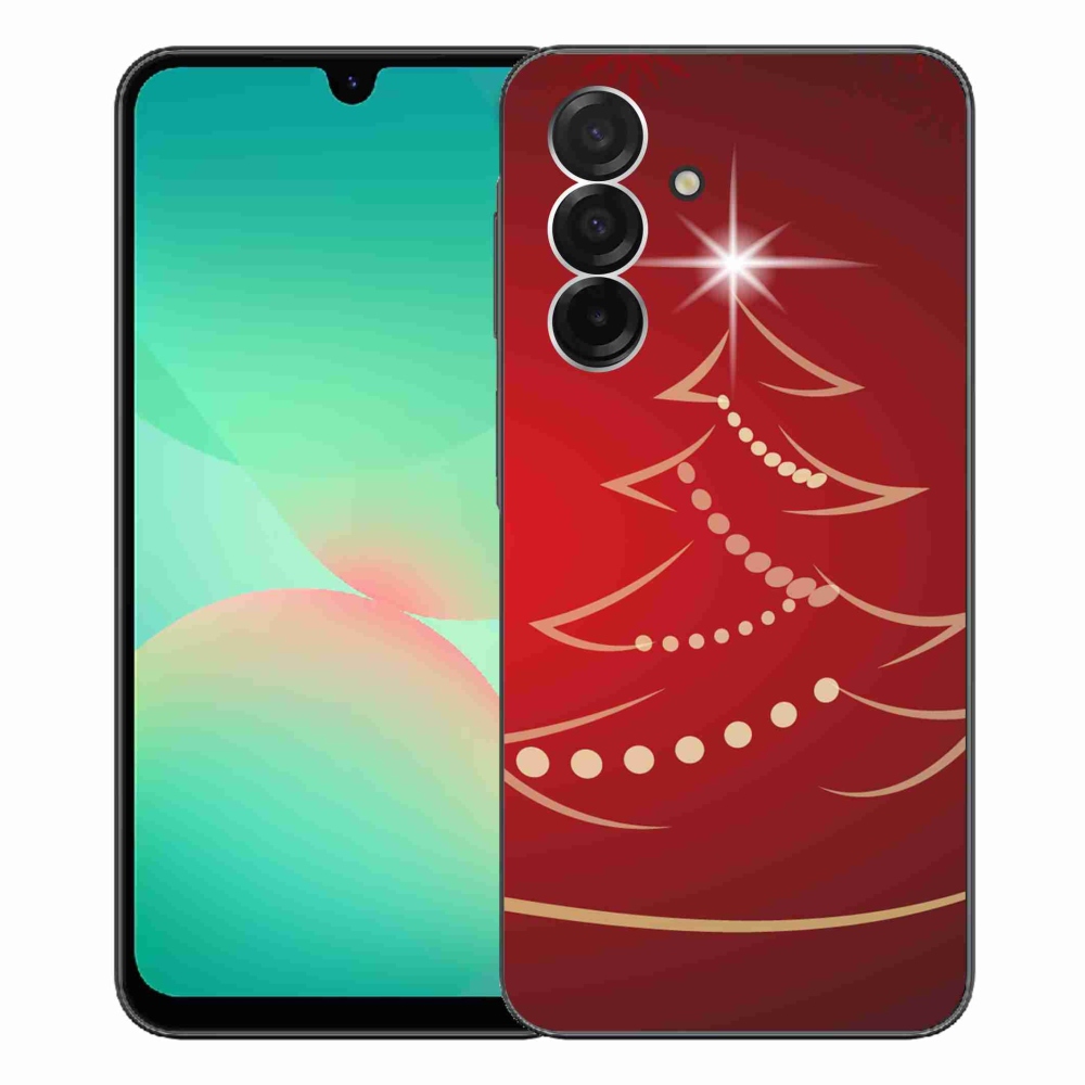 Gelový kryt mmCase na Samsung Galaxy A26 5G - kreslený vánoční stromek