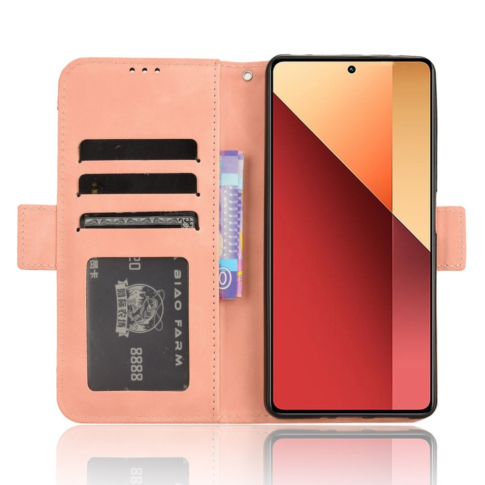 Cards knížkové pouzdro na Xiaomi Redmi Note 14S/Note 13 Pro 4G/Poco M6 Pro - růžové