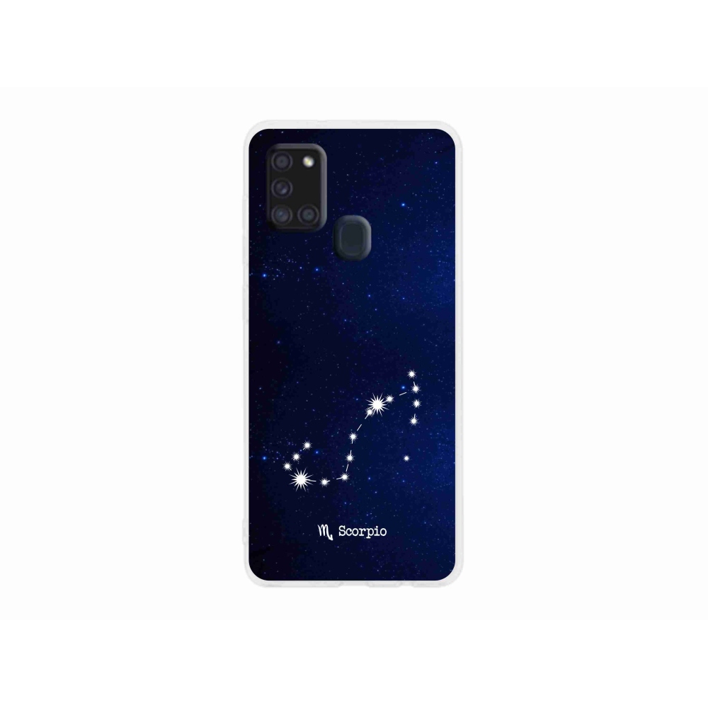 Gelový kryt mmCase na Samsung Galaxy A21s - souhvězdí Štíra