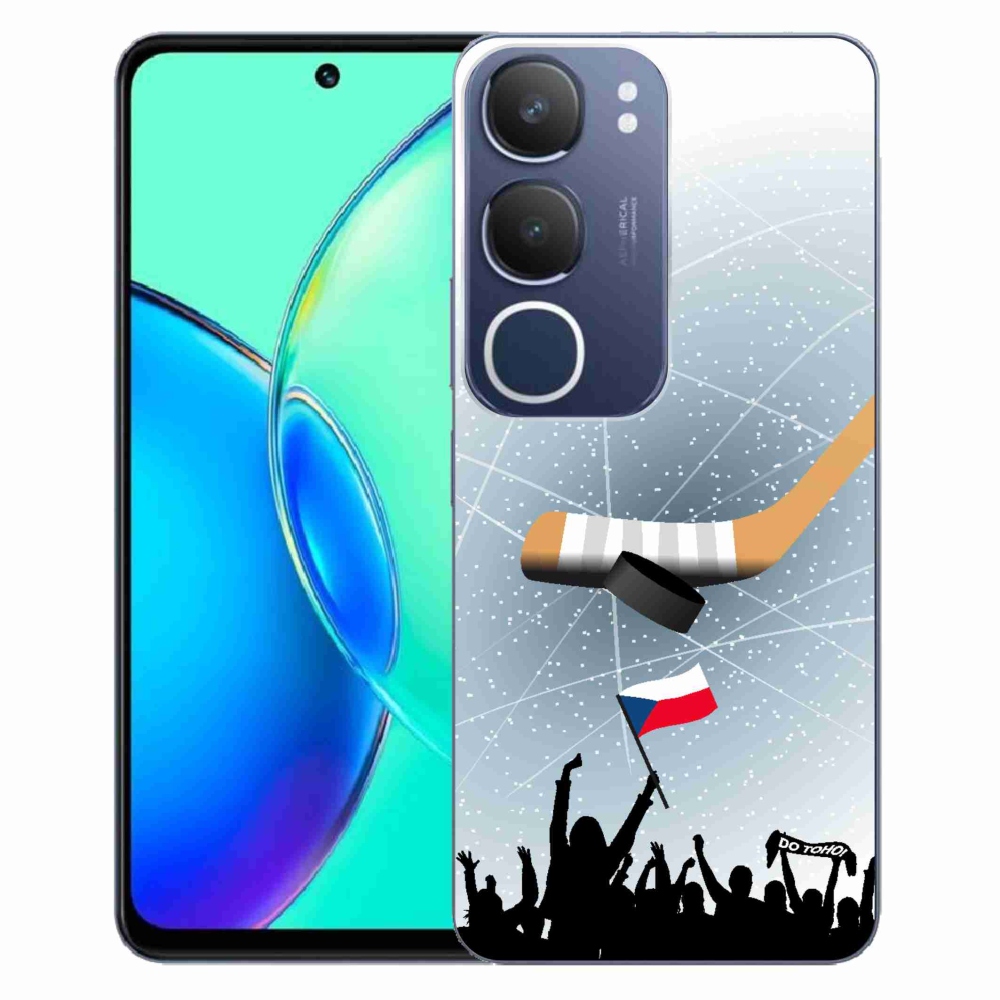 Gelový kryt mmCase na Vivo Y19s - fanoušci hokeje