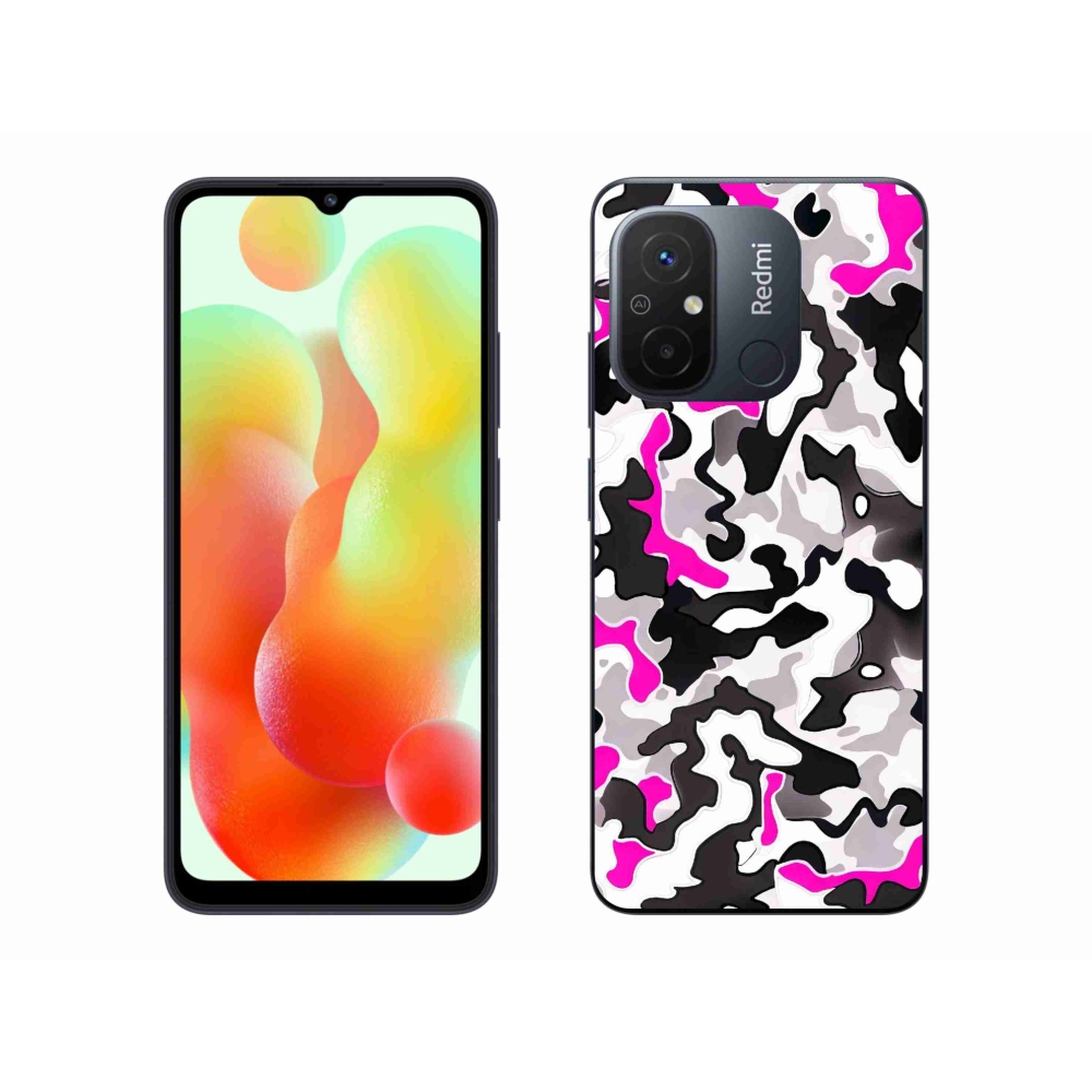 Gelový kryt mmCase na Xiaomi Redmi 12C - maskáčový vzor 5