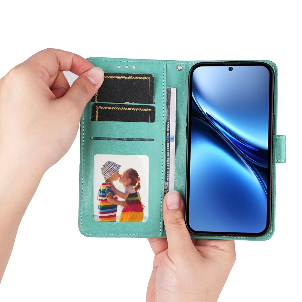 Sunflower knížkové pouzdro na Vivo X200 Pro 5G - zelené