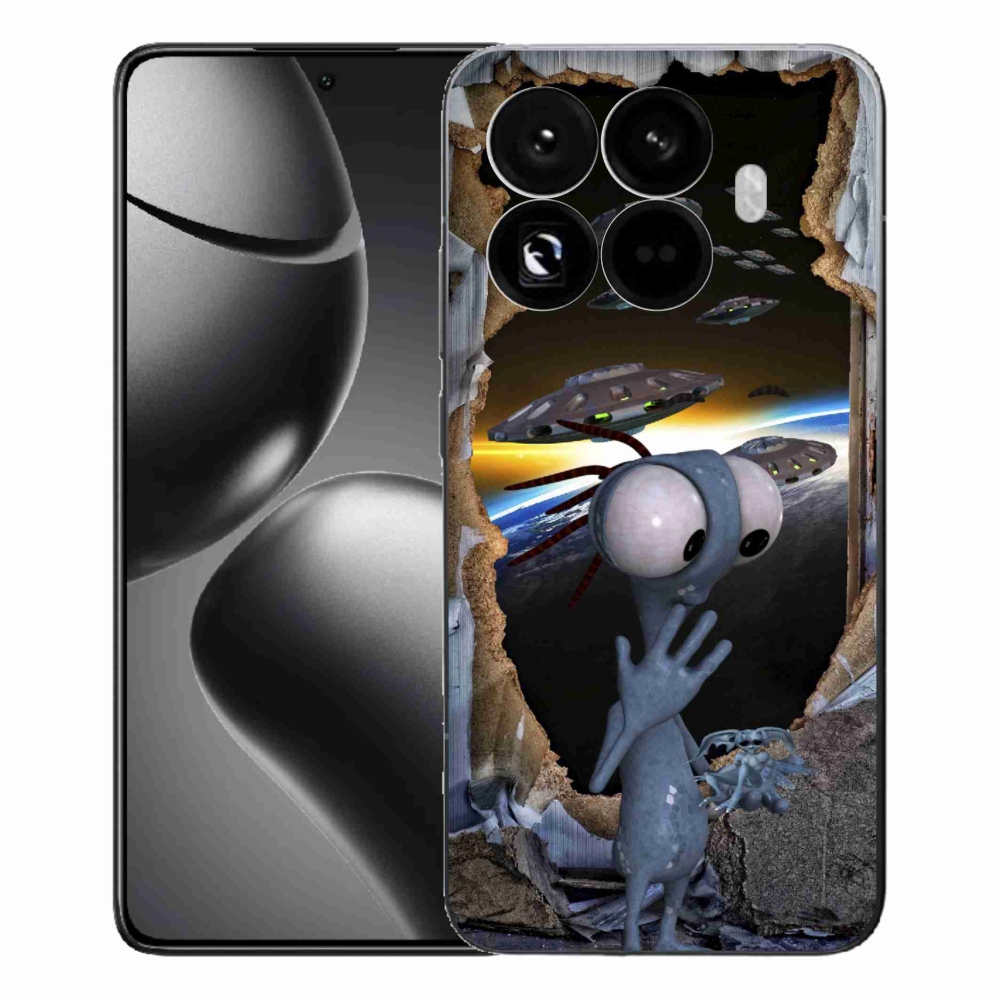 Gelový kryt mmCase na Xiaomi 15T Pro - mimozemšťan