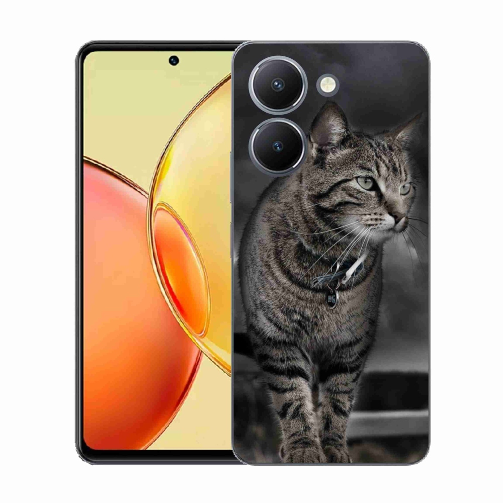 Gelový kryt mmCase na Vivo Y36 - kočka