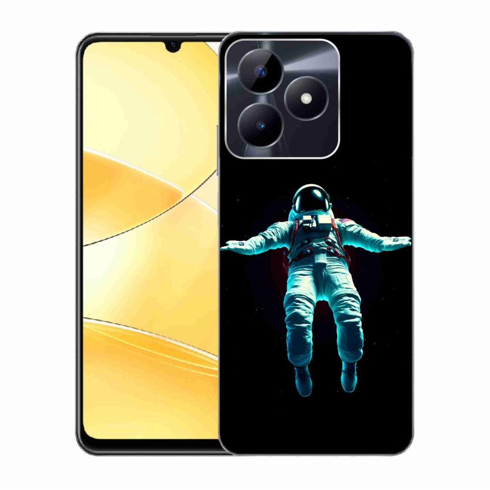 Gelový kryt mmCase na Realme C51/C53 - kosmonaut