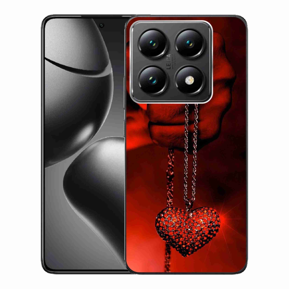Gelový kryt mmCase na Xiaomi 14T Pro - náhrdelník
