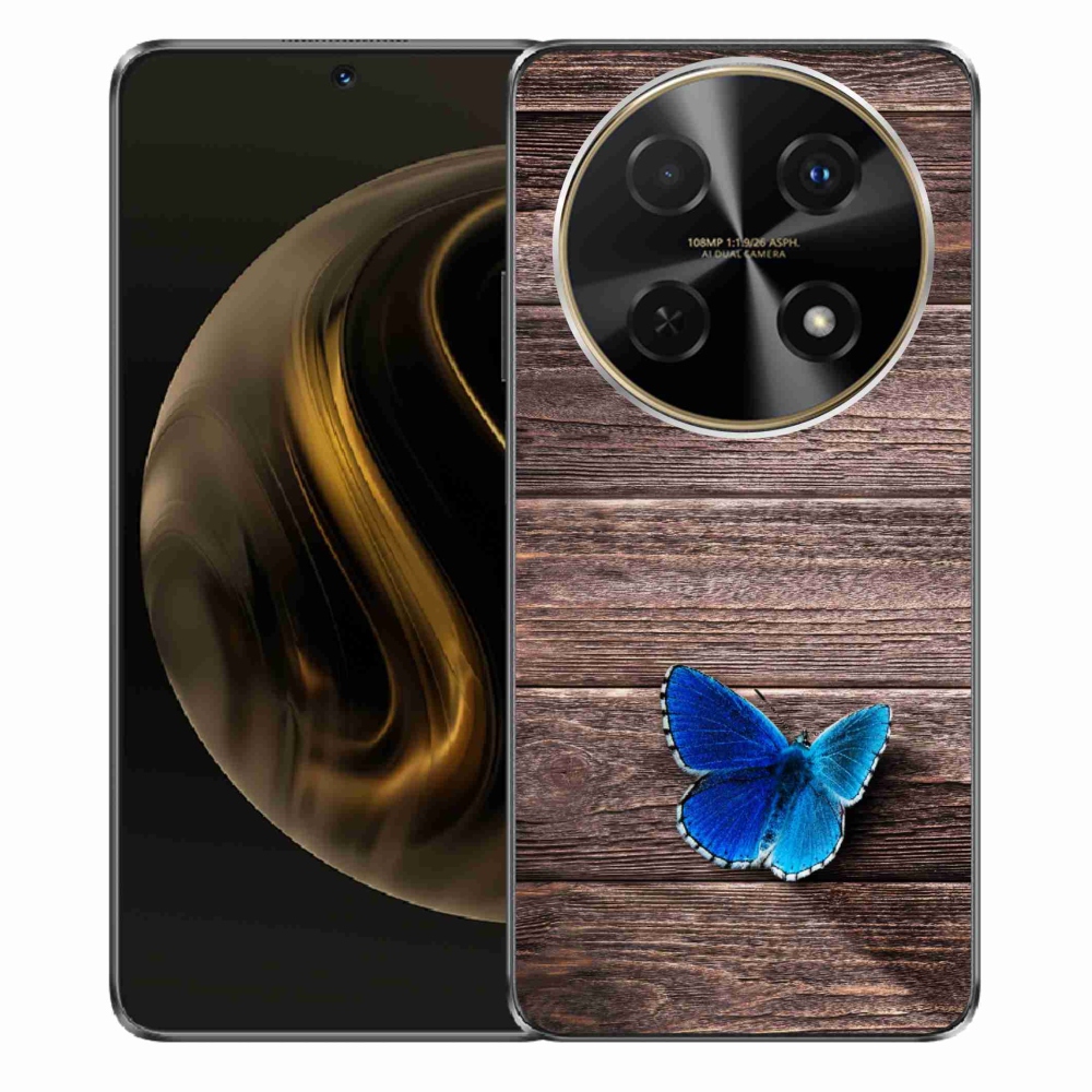 Gelový kryt mmCase na Huawei Nova 12i - modrý motýl 1