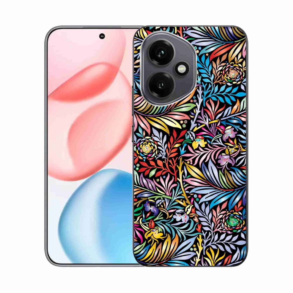 Gelový kryt mmCase na Honor 400 - květiny 5