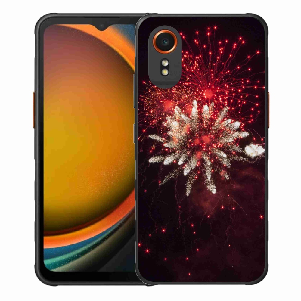 Gelový kryt mmCase na Samsung Galaxy Xcover 7 - ohňostroj