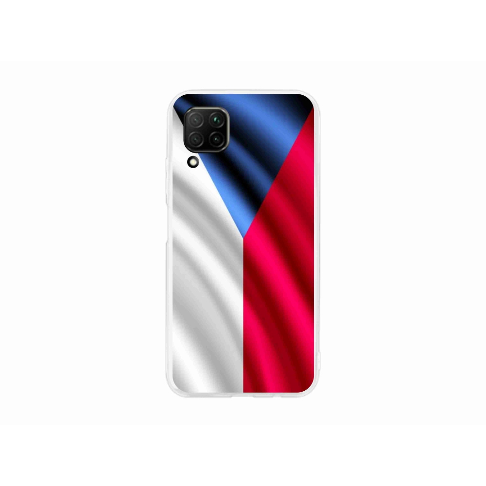 Gelový kryt mmCase na mobil Huawei P40 Lite - česká vlajka