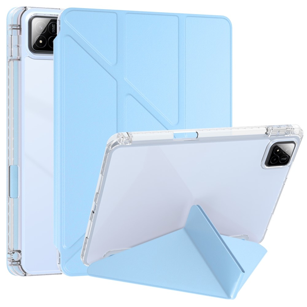 Origami chytré polohovací pouzdro na tablet Xiaomi Pad 7/7 Pro - světlemodré