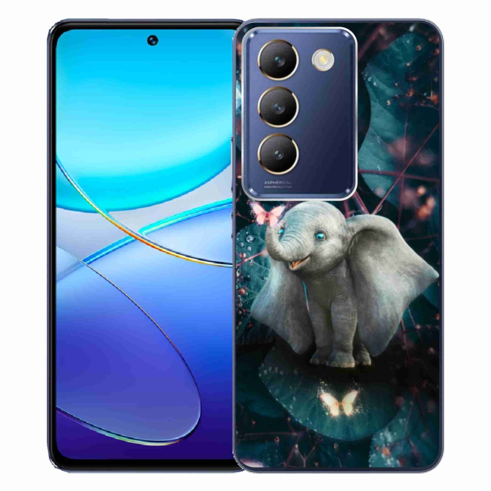 Gelový kryt mmCase na Vivo V40 SE 4G/5G - roztomilý slon