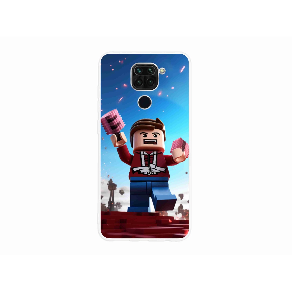 Gelový kryt mmCase na Xiaomi Redmi Note 9 - roblox 2