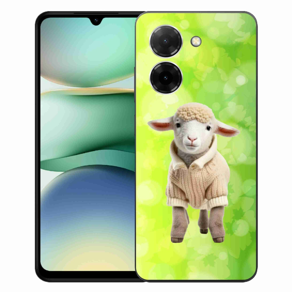 Gelový kryt mmCase na Xiaomi Redmi A5 (171.7x77.8x8.3mm) - jehně ve svetru