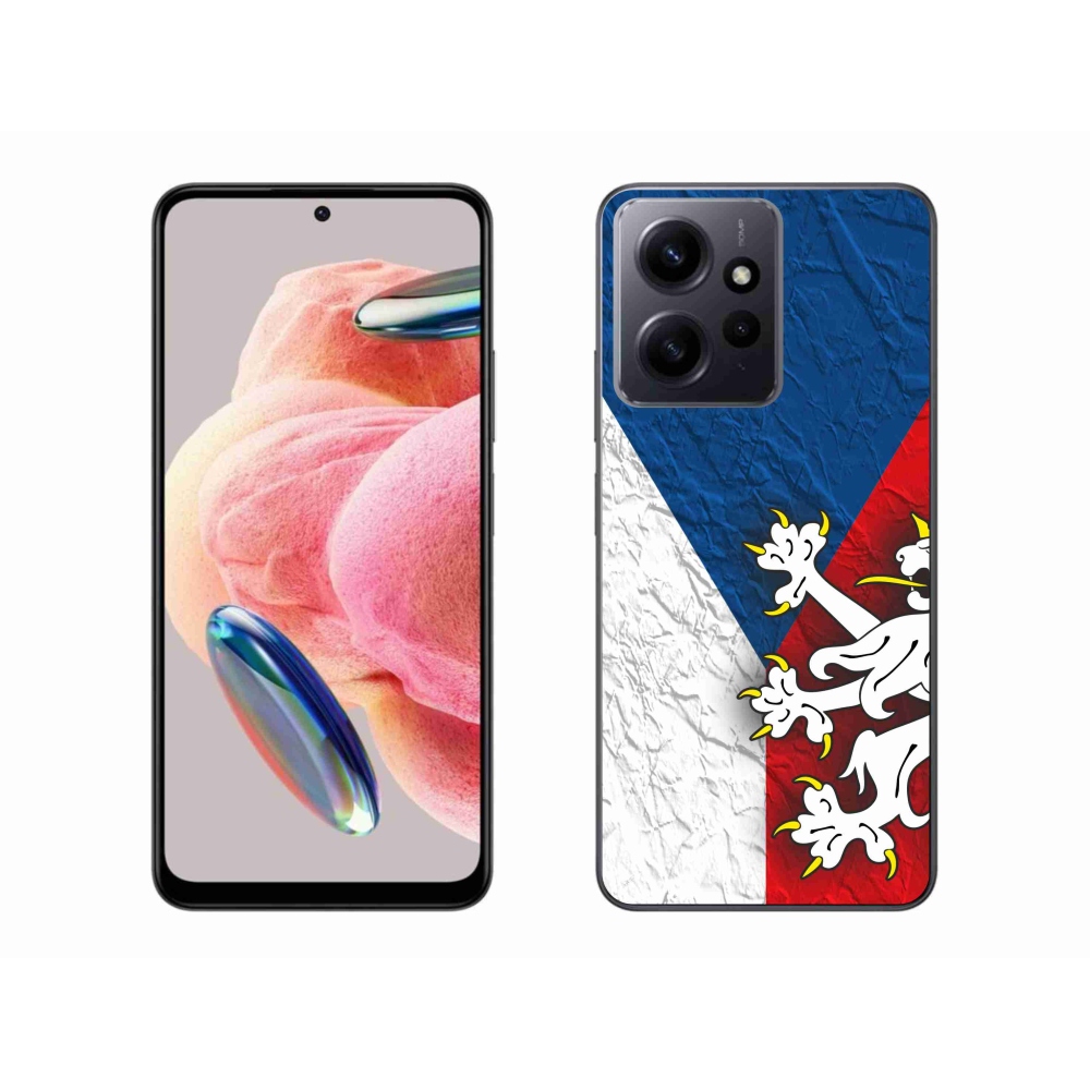 Gelový kryt mmCase na Xiaomi Redmi Note 12 4G - česká vlajka 1