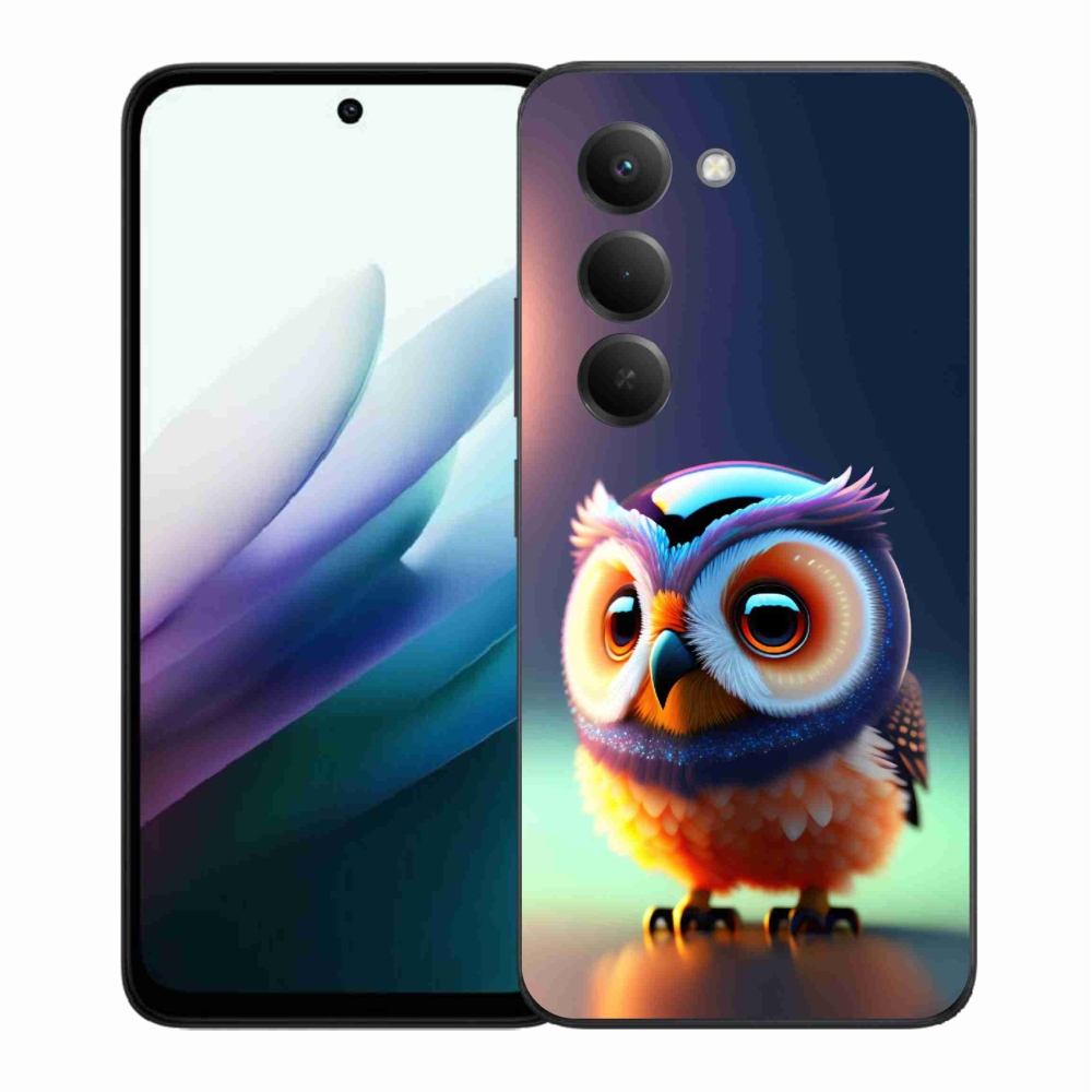 Gelový kryt mmCase na Xiaomi Redmi 15 4G/5G (171mm) - sovička