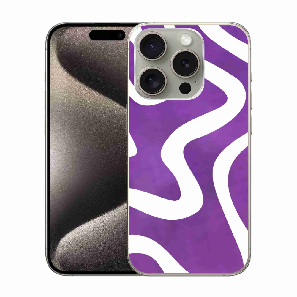 Gelový kryt mmCase na iPhone 15 Pro - abstrakt 30