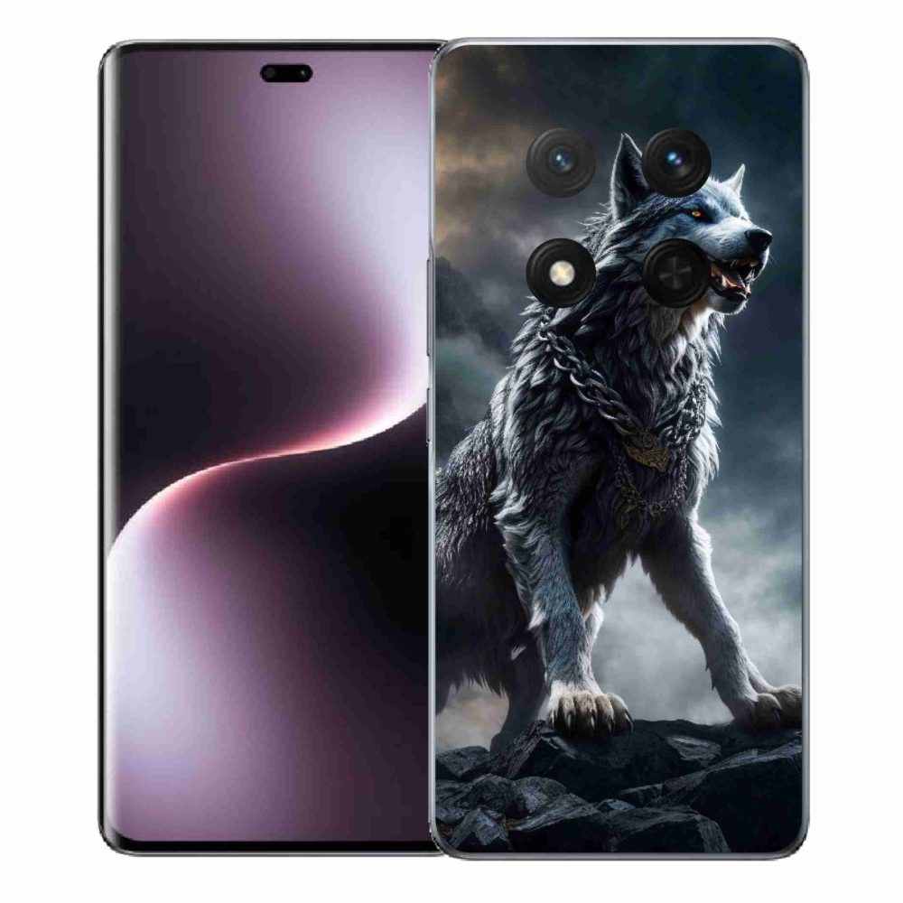Gelový kryt mmCase na Honor Magic 7 Lite 5G - vlk 1