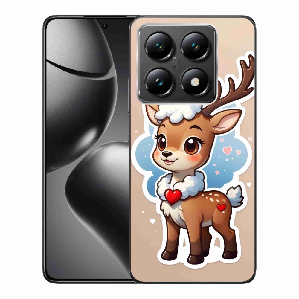 Gelový kryt mmCase na Xiaomi 14T - kreslený sob