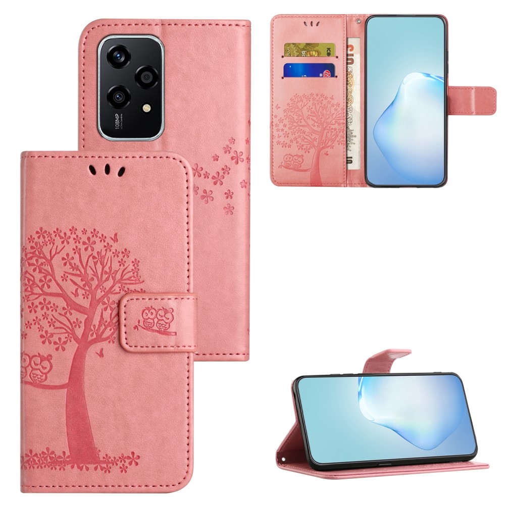 Tree knížkové pouzdro na Honor 200 Lite 5G - růžové