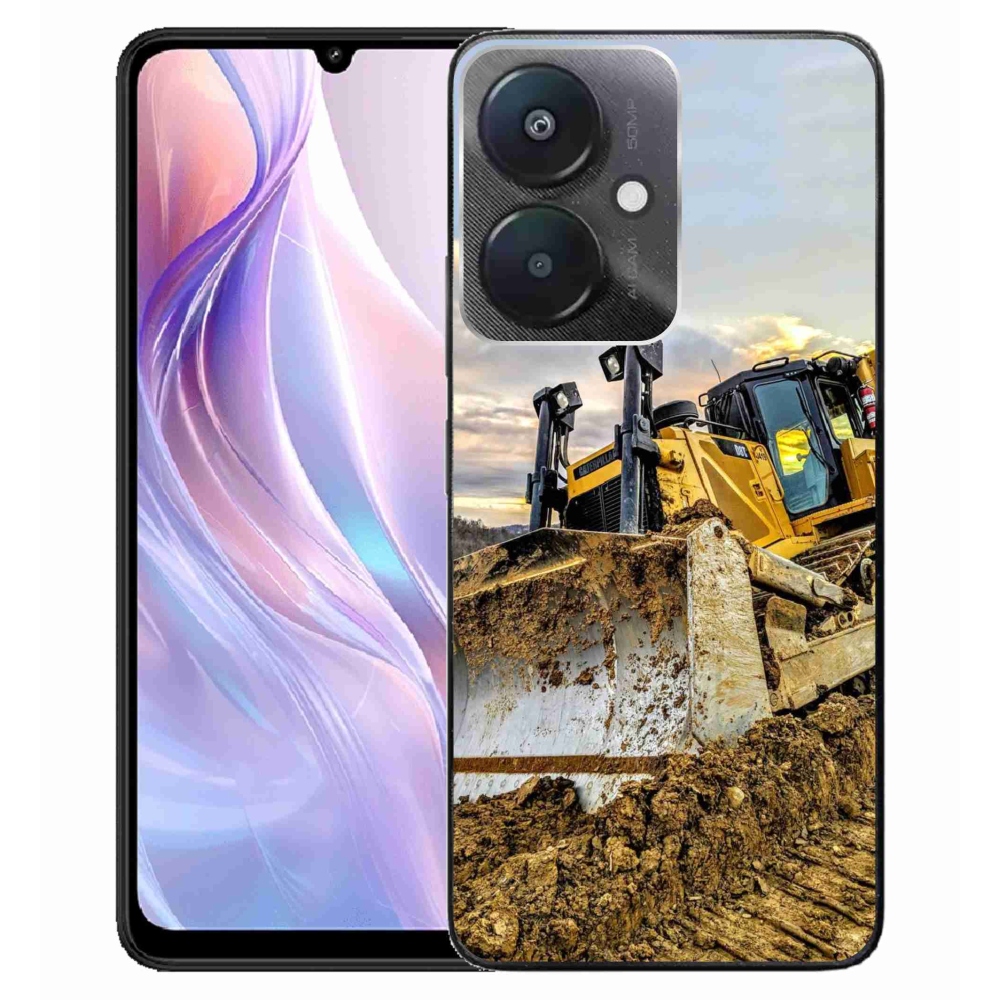 Gelový kryt mmCase na Xiaomi Redmi 13C 5G - bagr