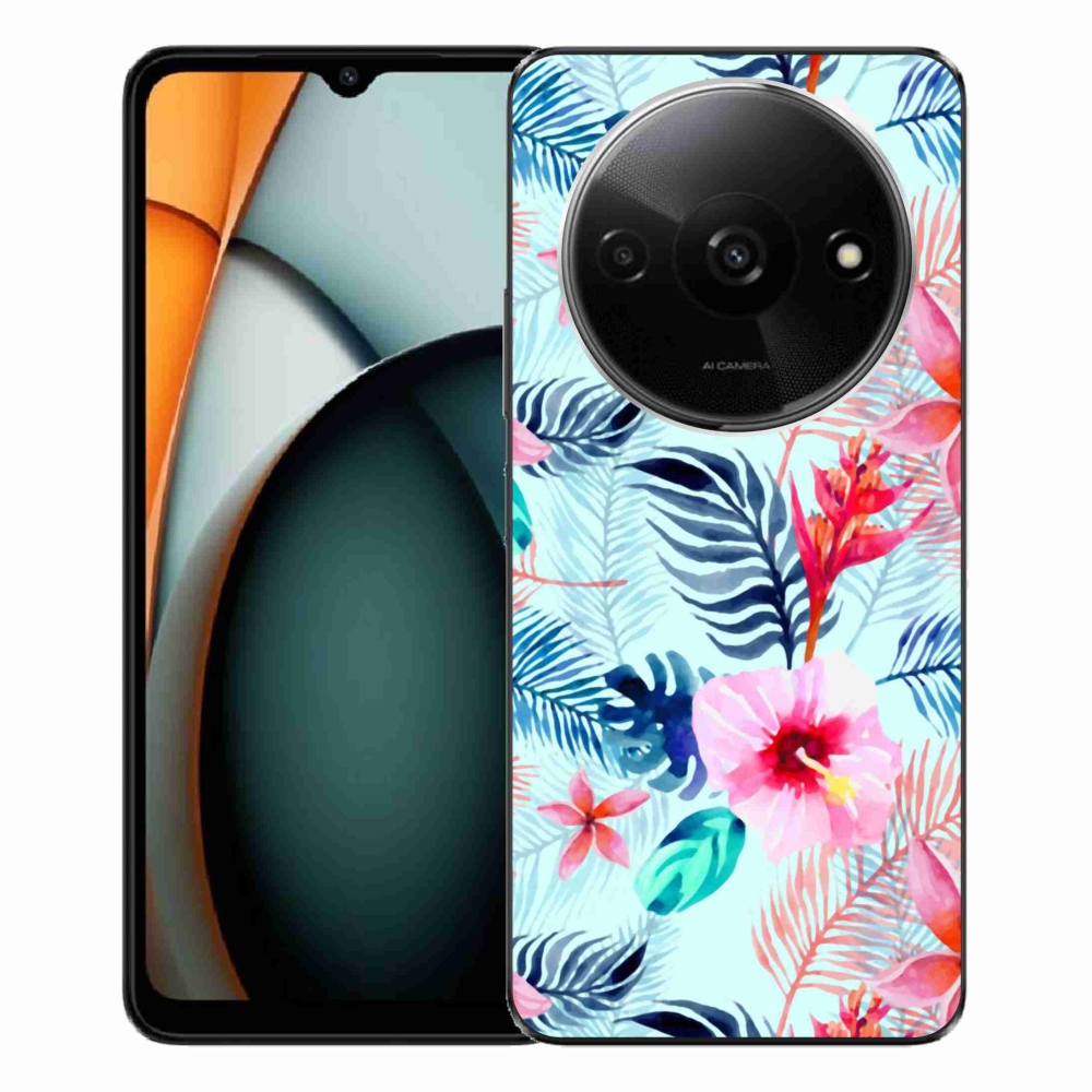 Gelový kryt mmCase na Xiaomi Redmi A3 - květiny